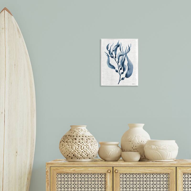 Stupell Delicate Waving Herb Leaves Wall Plaque Art Design By Carol Robinson