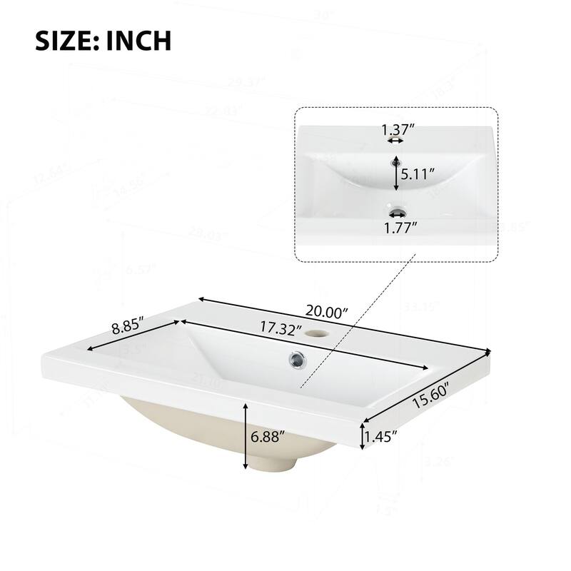 Versatile Bathroom Vanity with Multiple Storage Options