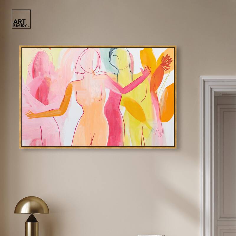Three Graces Canvas by Art Remedy