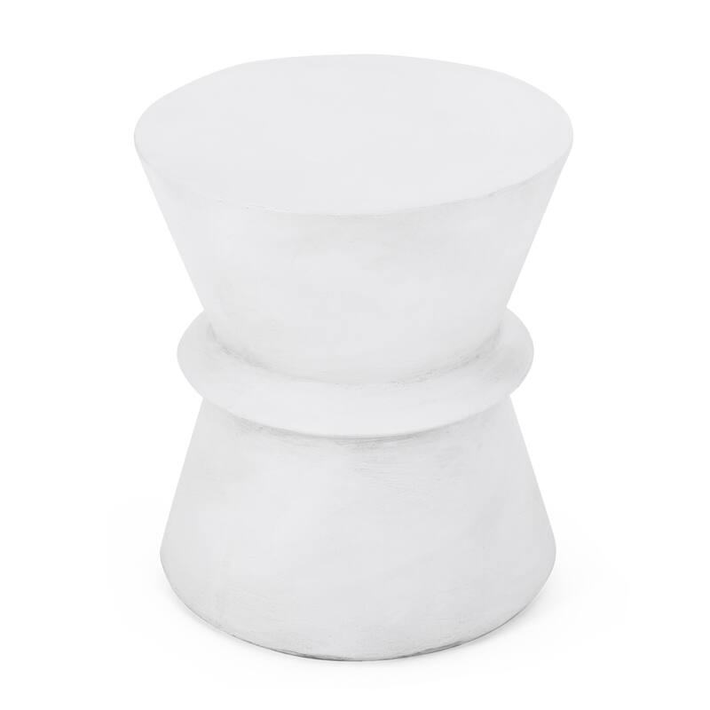 Outdoor LightWeight Concrete Side Table - 17.64