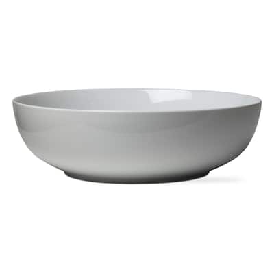 Whiteware Serving Bowl Large Porcelain Dinnerware Serving Dish, 224 oz., Dishwasher Safe