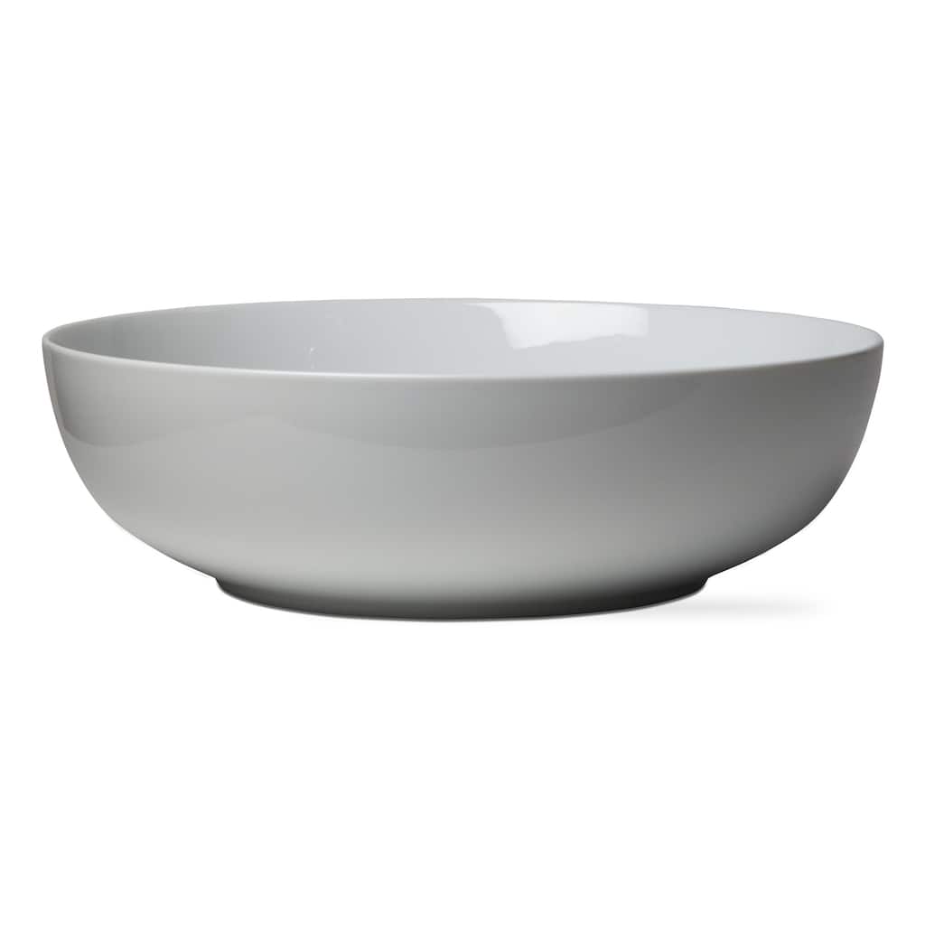 Whiteware Serving Bowl Large Porcelain Dinnerware Serving Dish, 224 oz., Dishwasher Safe