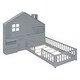 preview thumbnail 9 of 9, Twin Size House Bed with Window and Bedside Drawers, Platform Bed with Shelves and a set of Sockets and USB Port, Grey