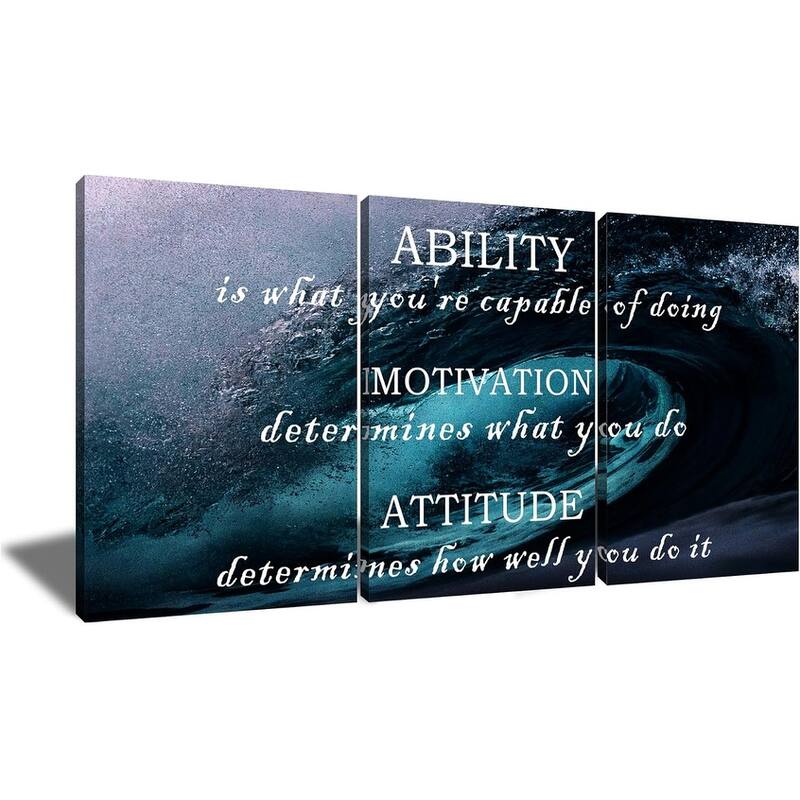 Inspirational Canvas Wall Art Motivational Entrepreneur - 16 x 24