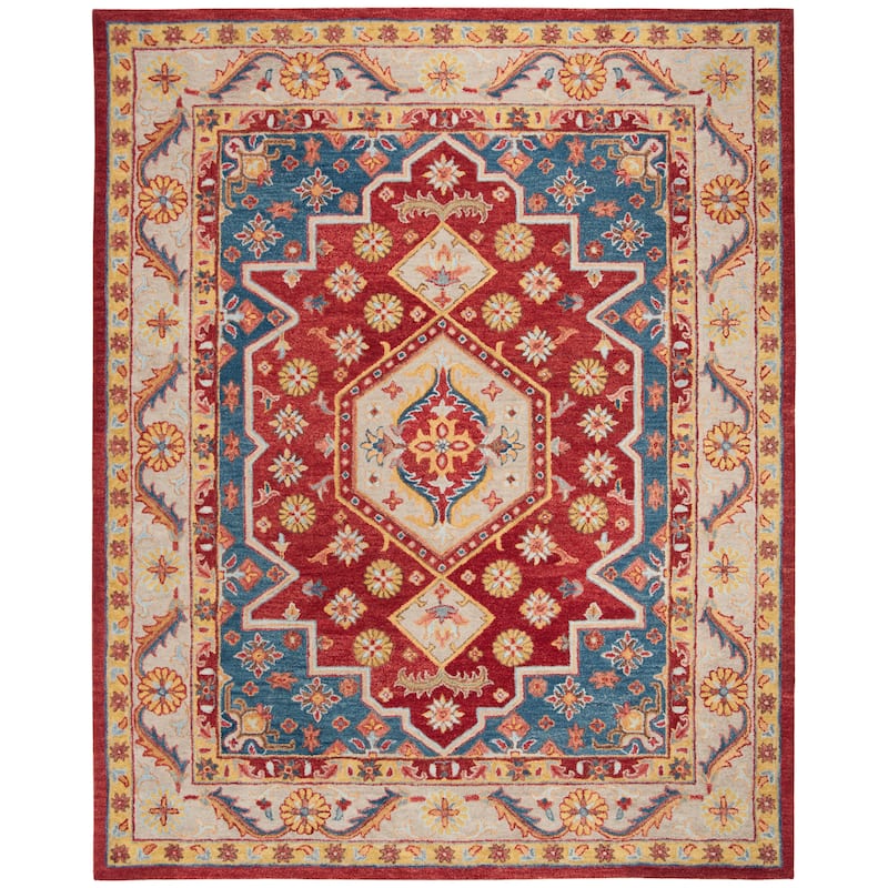 SAFAVIEH Handmade Antiquity Nubia Traditional Oriental Wool Rug