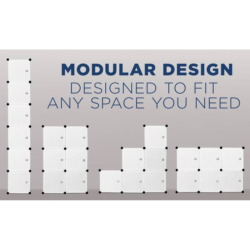 Work-It 12-Modular Cube Storage Organizer