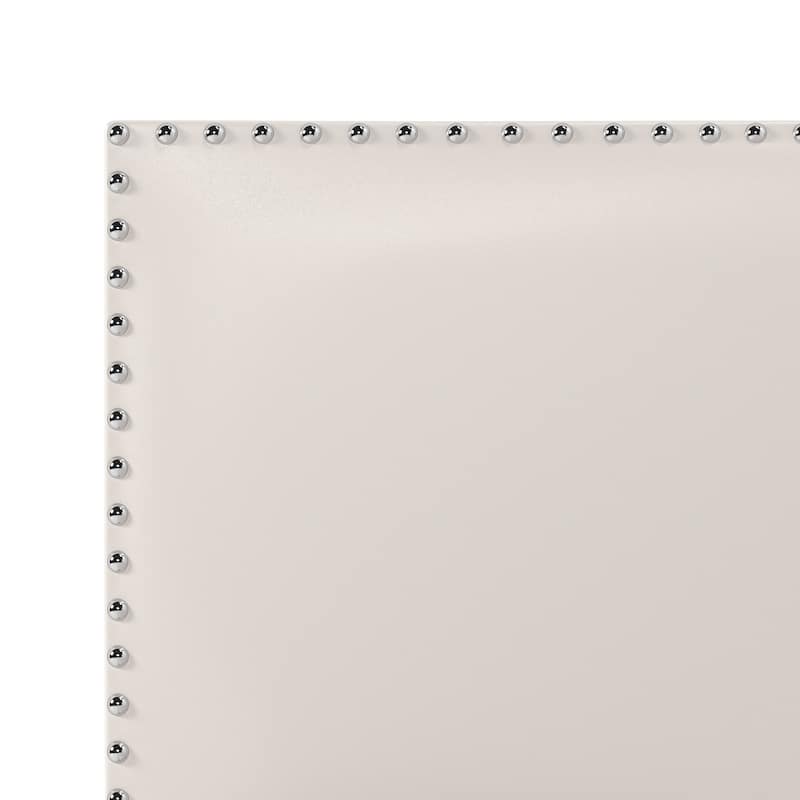 Gayle Nailhead Trim Upholstered Bed, by Hillsdale