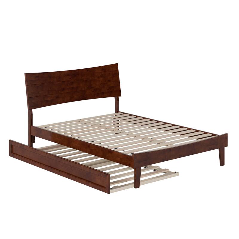 Phoenix Wood Platform Bed with Trundle