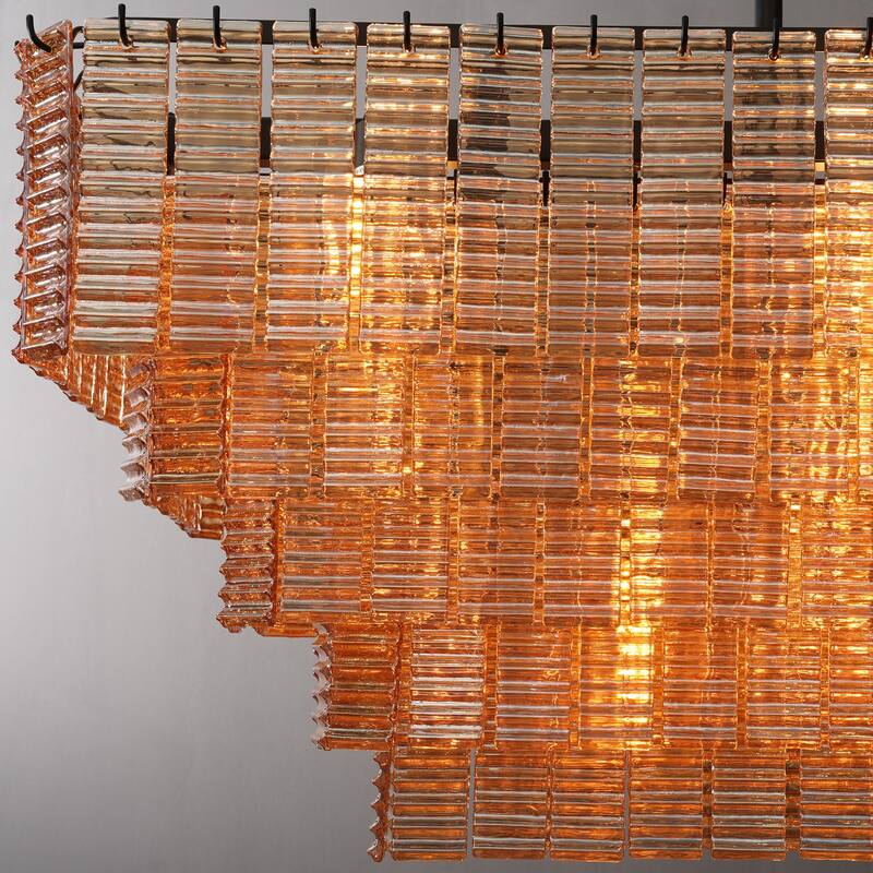 Modern Chandelier, 41 in. 9-Light Black & 59 in. 11-Light Gold Options for Dining Room, Living Room, Foyer, Bedroom