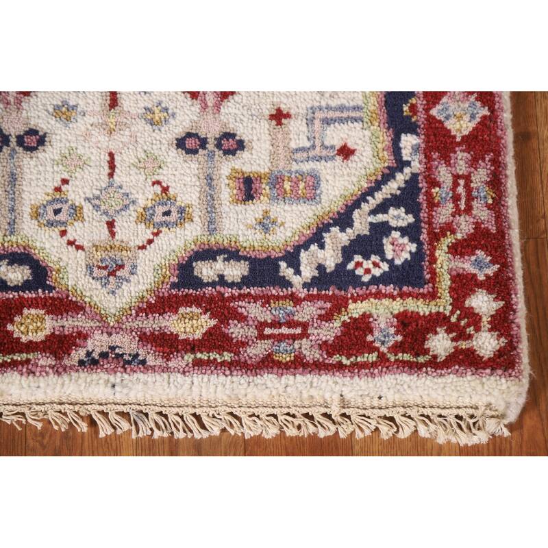 Geometric Kazak Rug Hand-Knotted Wool Carpet - 2'0"x 3'0"