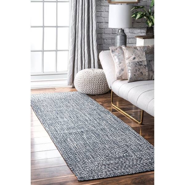 Shop Nuloom Handmade Casual Solid Braided Rug On Sale