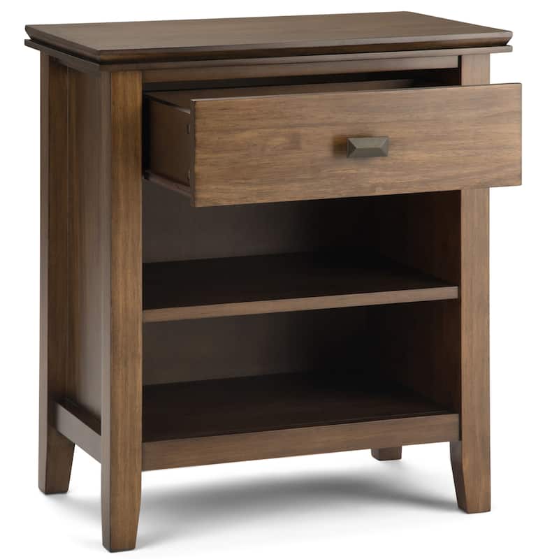 WYNDENHALL Stratford SOLID WOOD 24 inch Wide Bedside Nightstand Table