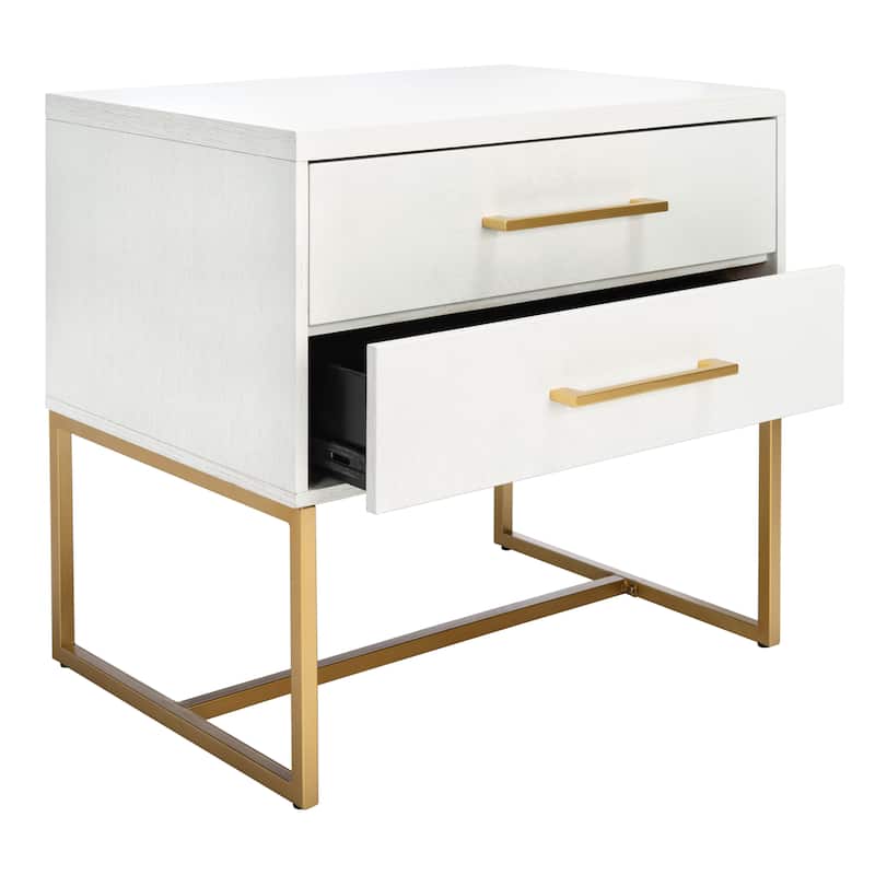 SAFAVIEH Georgiann Oak Brown Nightstand