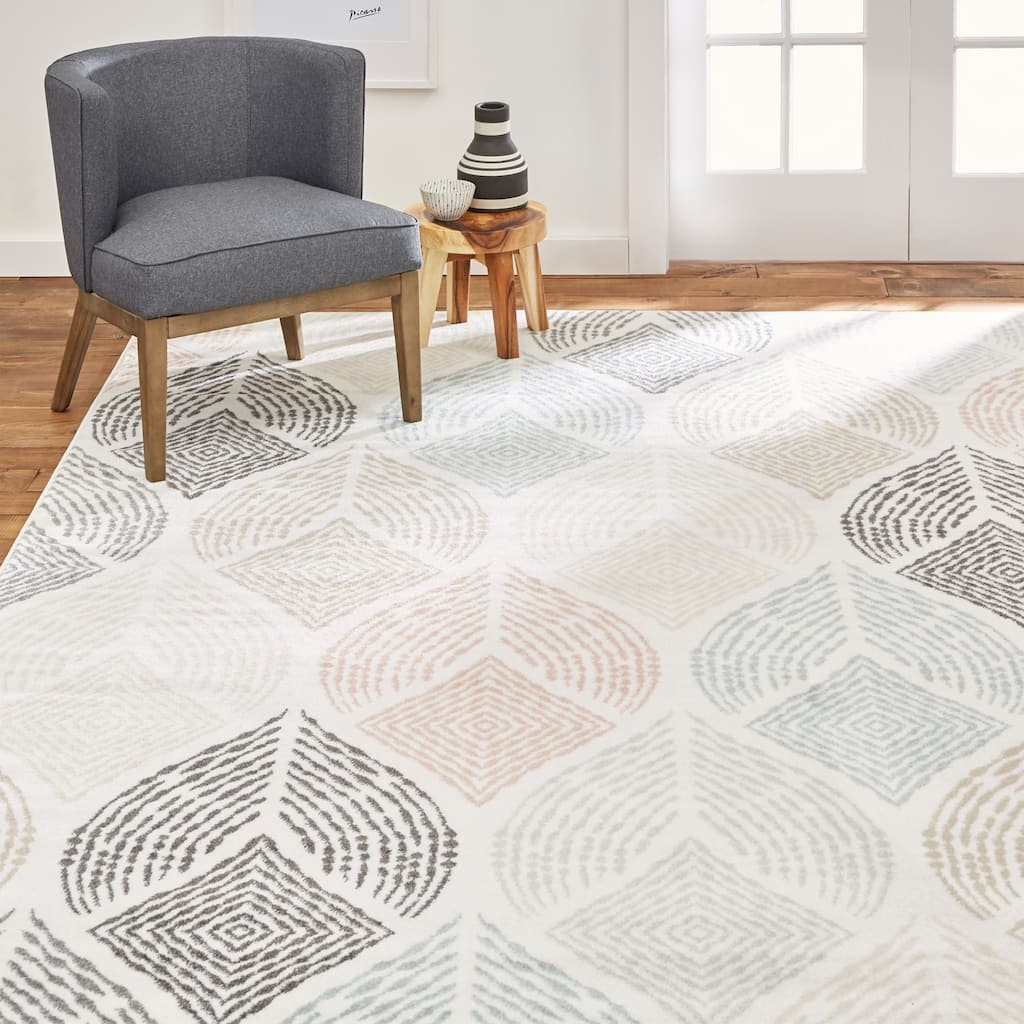 Home Dynamix New Weave Samira Transitional Geometric Area Rug