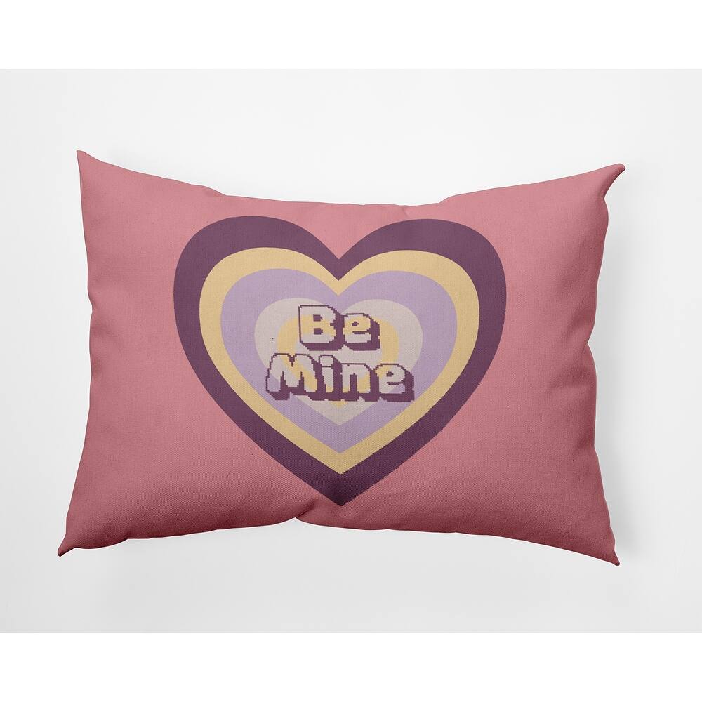 Be Mine Valentines Day Decorative Throw Pillow