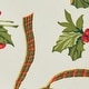 preview thumbnail 8 of 7, Violet Linen Holiday Seasonal Christmas Ribbons Tablecloth