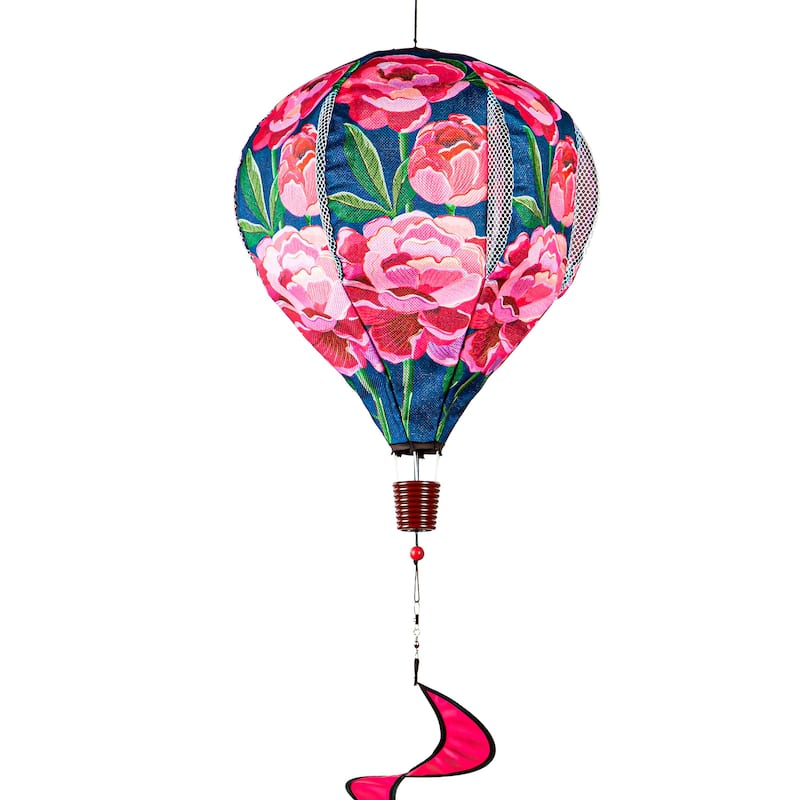 55" Peony Garden Welcome Balloon Spinner
