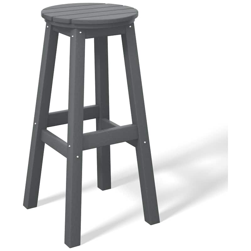 Laguna Hdpe All Weather Outdoor Patio 29" Round Bar Stool
