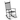 Costway Outdoor Wooden Rocking Chair with Solid Rocking Base Slatted - See Details