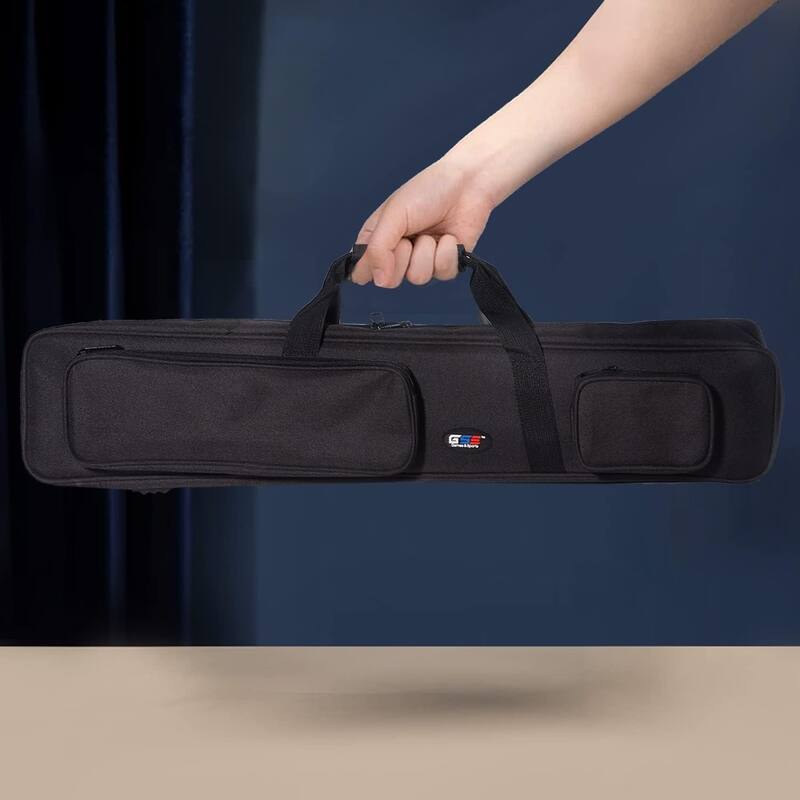 GSE™ 3x4 Soft Billiard Pool Cue Stick Carrying Bag, Billiard Cue Case Holds 3 Butts/4 Shafts (4 Colors)