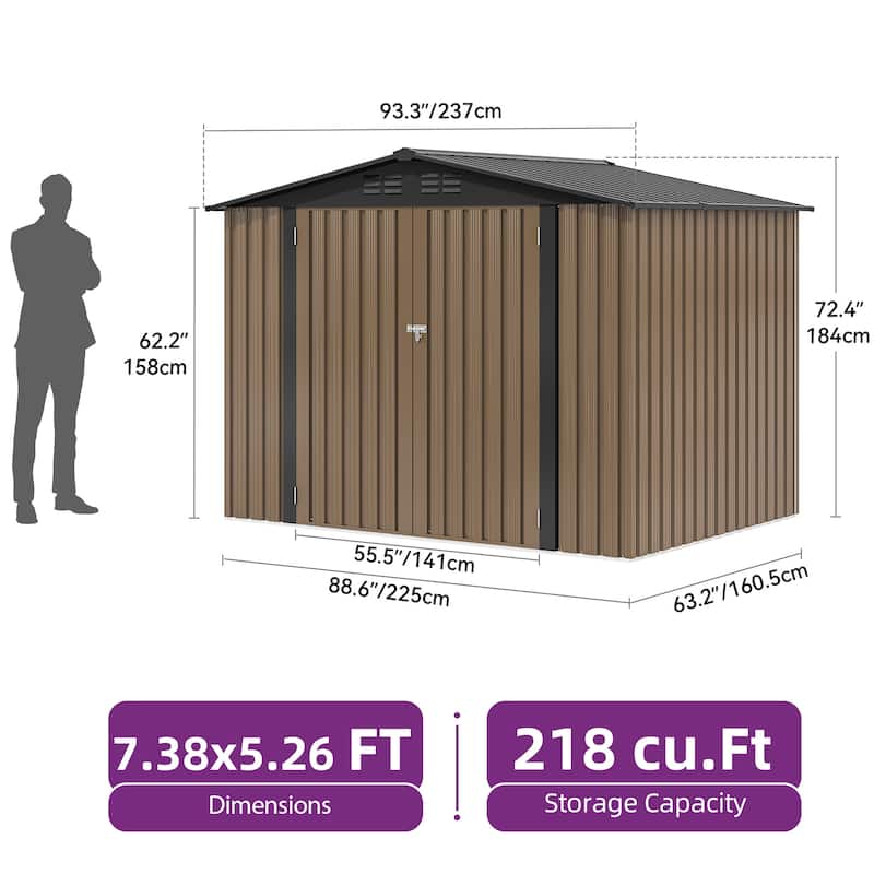 Steel Outdoor Storage Shed