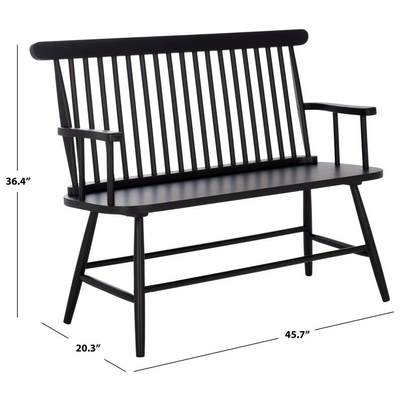 SAFAVIEH HOME Eton Bench - 46"W x 20"D x 36"H