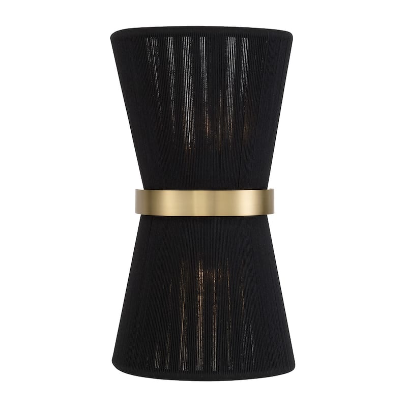 Cecilia 2-Light Sconce - 8.75"W x 16"H x 5"E