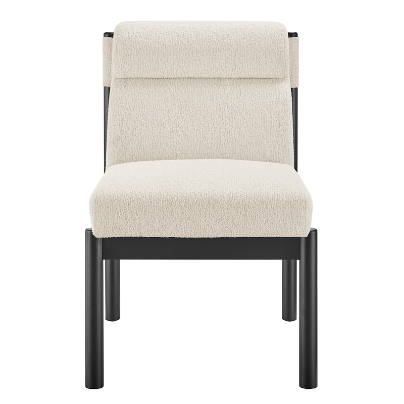 NPD Furniture Micah Boucle Dining Side Chair