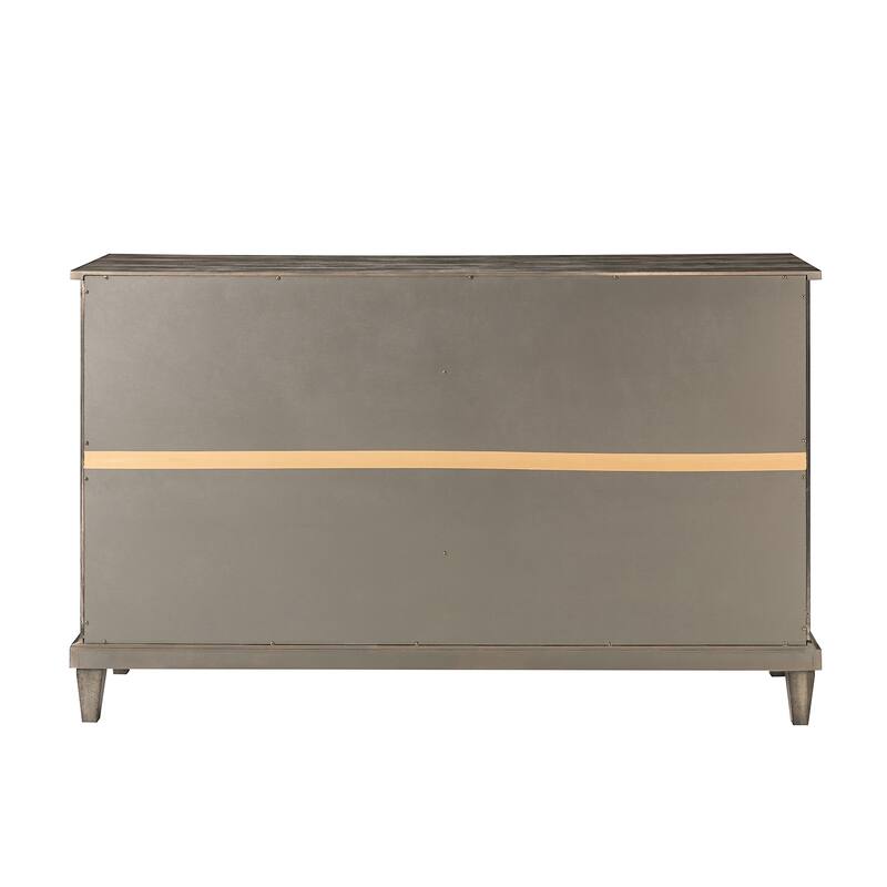 Angel Traditional Distressed Storage Sideboard with Adjustable Shelves by HULALA HOME
