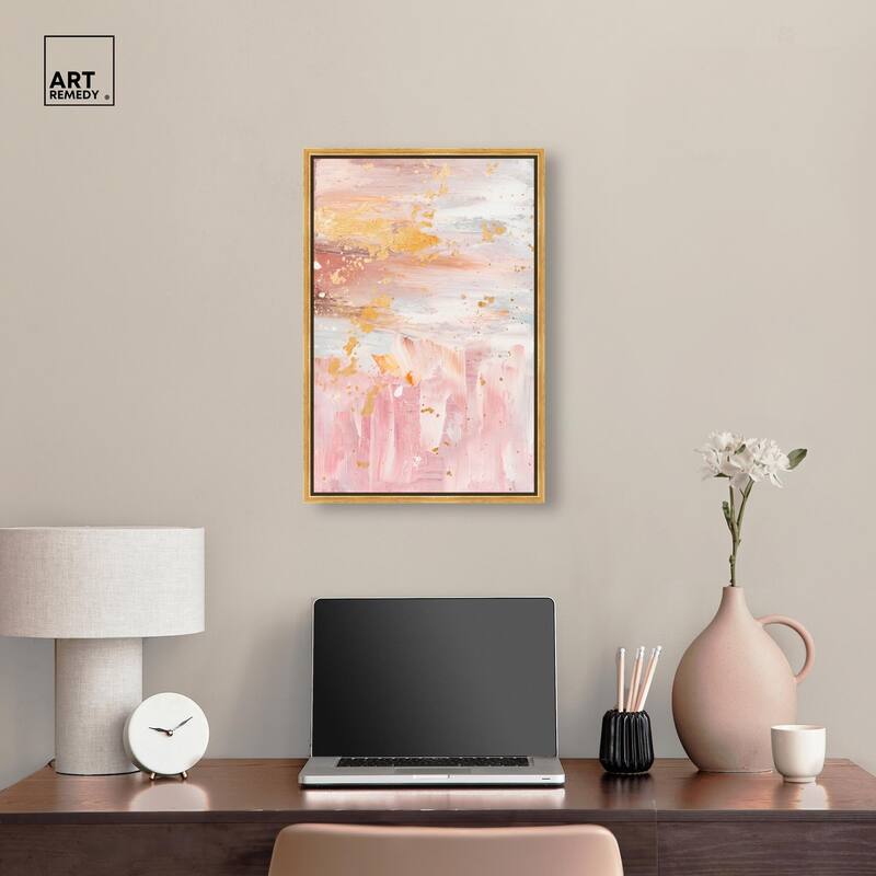 Rose Quartz Canvas by Art Remedy
