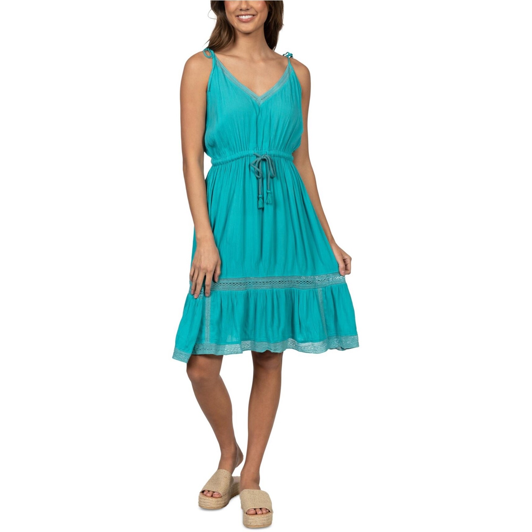 boho prom dresses Promfast Ombre A Line Pleated Ruffles Beach Boho Prom Gown Beading Eve