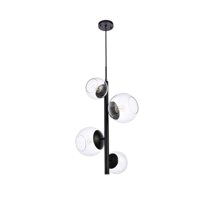 Warren 18 inch Pendant with Clear Shade - N/A