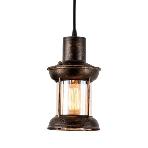glass drop pendant light