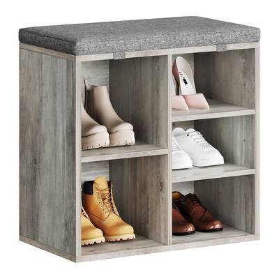 20 Inches Shoe Bench with Cushion