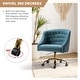preview thumbnail 48 of 109, Modern Velvet Tufted Office Chair with Gold Metal Base by HULALA HOME