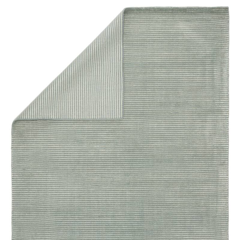 Phase Handmade Solid Color Textured Wool/ Viscose Area Rug