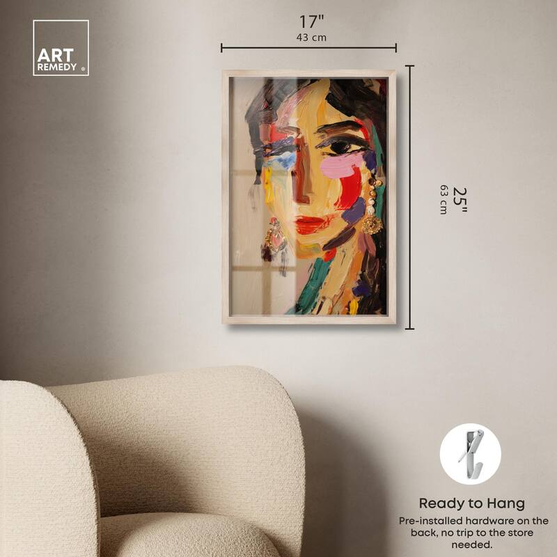 Colorful Expression II Shadowbox by Art Remedy