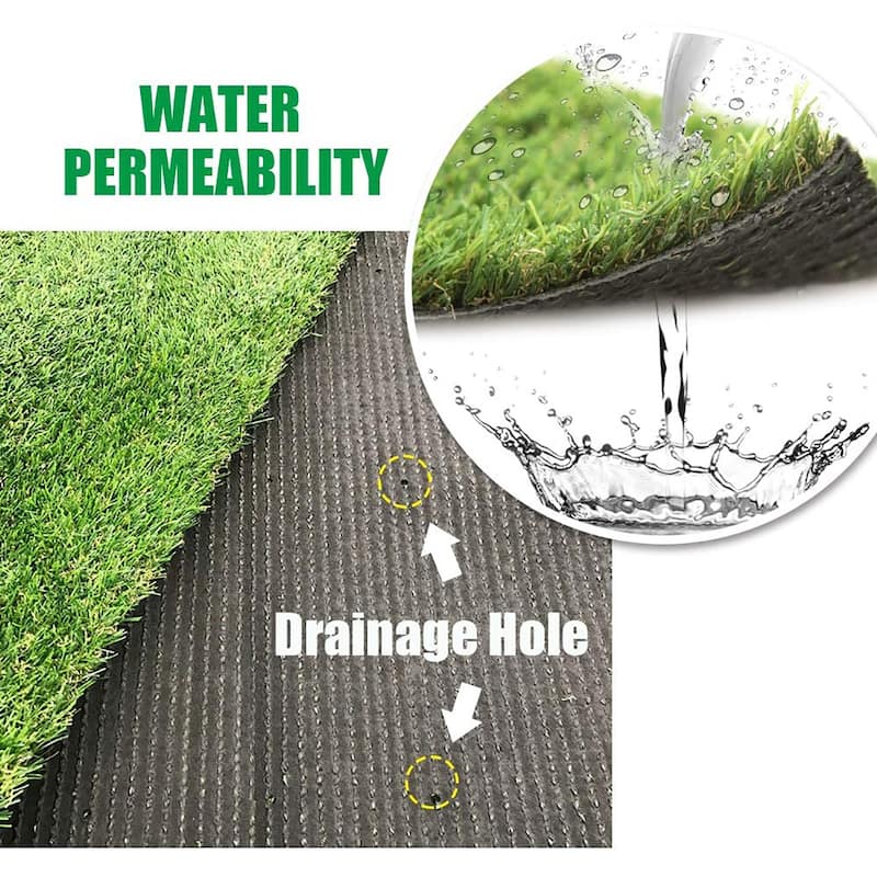 Kerrogee Synthetic Grass Artificial Lawn Area Rug