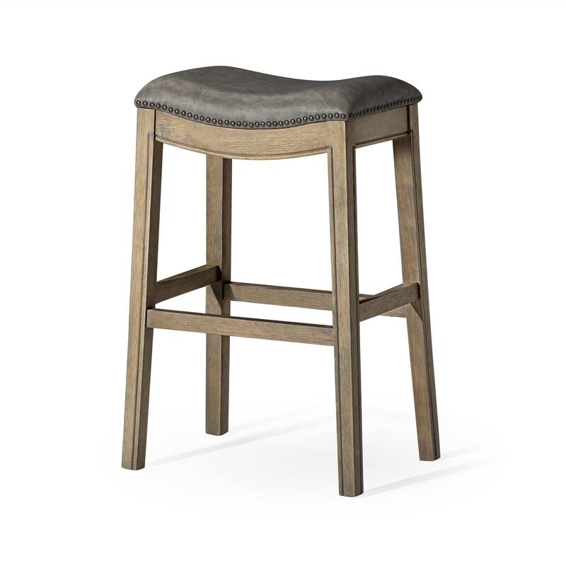 Maven Lane Adrien Saddle Kitchen Dining Stool