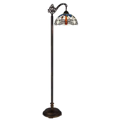 Colebridge 62" Height Bronze Resin/Metal Floor Lamp - One Size