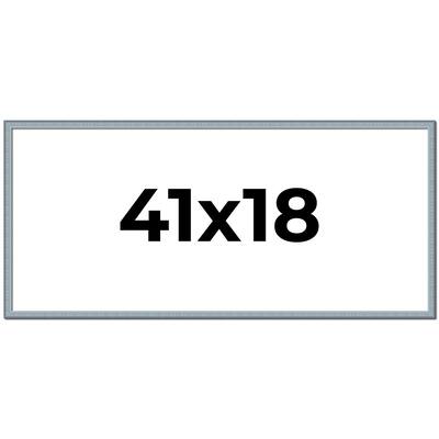 41x18 Frame Rustic Sky Blue Solid Wood Picture Frame | 0.75 Inch