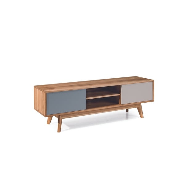 Middlet solid deals wood tv stand
