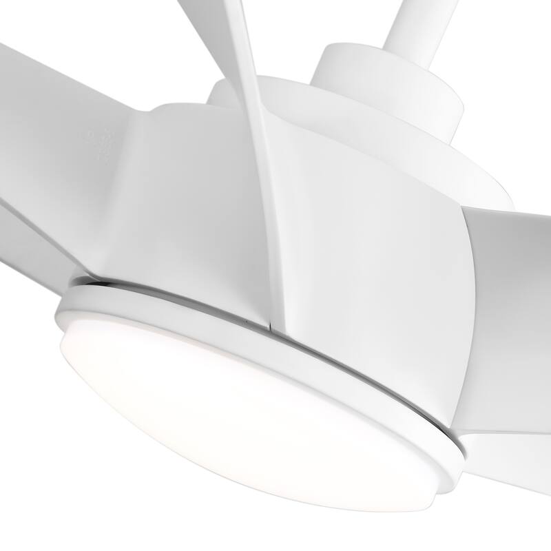 65-in Indoor Large LED Ceiling Fan with Light Remote (6-Blade)