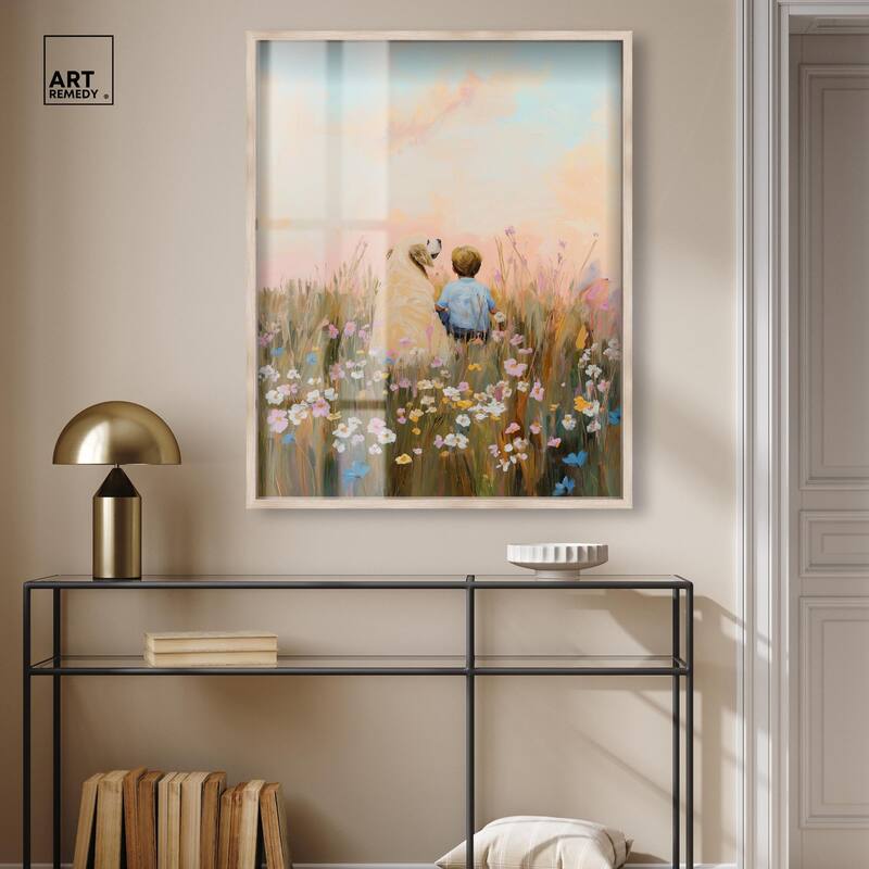 Sunset Companions Shadowbox by Art Remedy