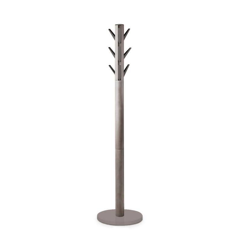 Umbra 320361 Flapper 16 x 66" MDF and Steel Coat Rack - Gray