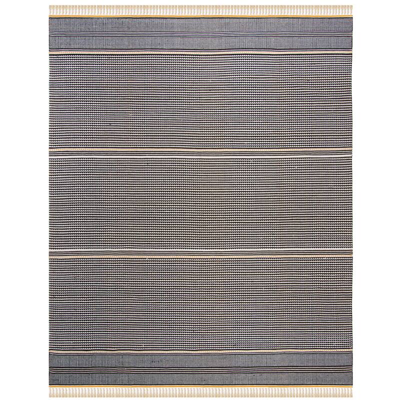 SAFAVIEH, Handmade Flatweave Montauk Susse Casual Cotton Rug - 8' x 10' - Gold/Multi