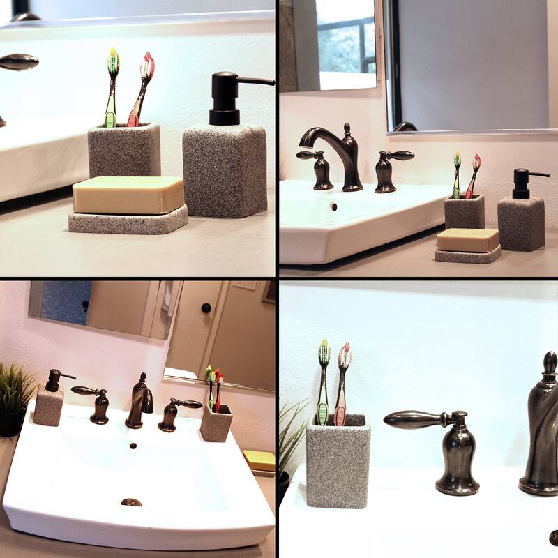 Granite Collection Bathroom Accessory Set-4 pieces