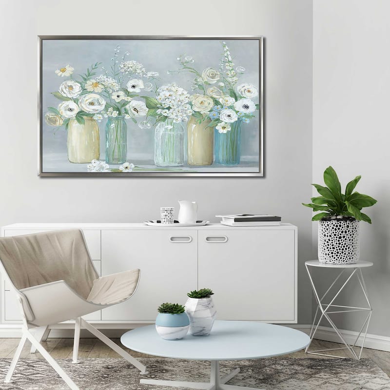 "Blooming Meadow Beauties" Print on Floating Canvas