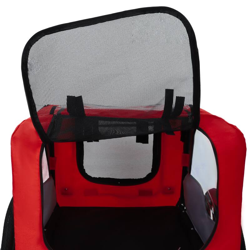 Pet Bike Trailer Dog Cart for Bicycle,Suitable for Small and Medium Pets, Easy Folding Cart Frame, Non-Slip Floor