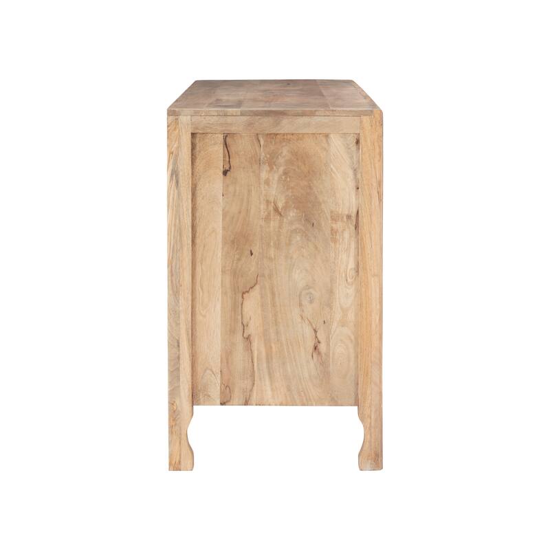 Heaton 2-Door Bohemian Wooden Cabinet